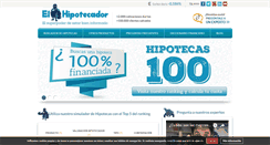 Desktop Screenshot of elhipotecador.es