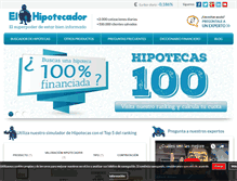 Tablet Screenshot of elhipotecador.es